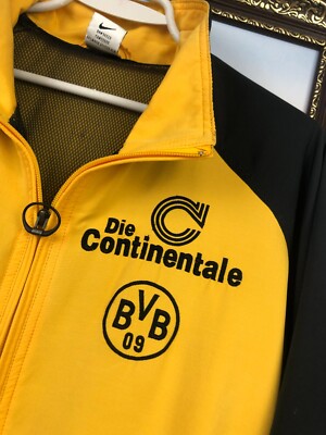 Vintage 90's Nike Borussia Dortmund Football Jacket Soccer