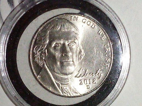 2018-D Jefferson Nickel DDO & DDR & 5FS Five full steps gem rare 5c
