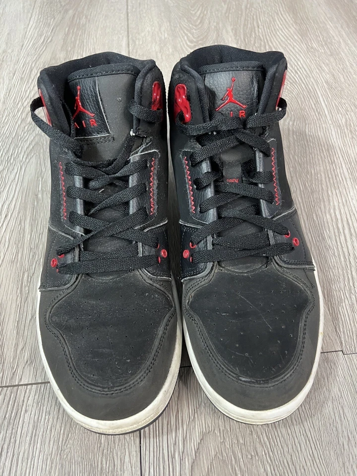 Nike Air Jordan 1 Flight 2 Prem Para hombres Talla 8.5 Negro Gimnasio Rojo Blanco 640603-001 Foto 2 de 4