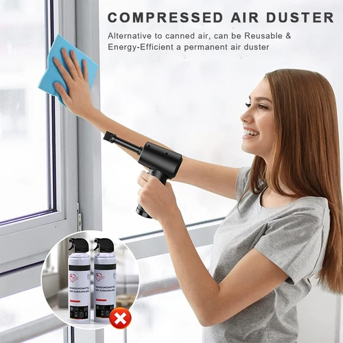 100000RPM Cordless Air Duster Compressed Air Blower Car PC Cleaning Cleaner NEW - Picture 12 of 14