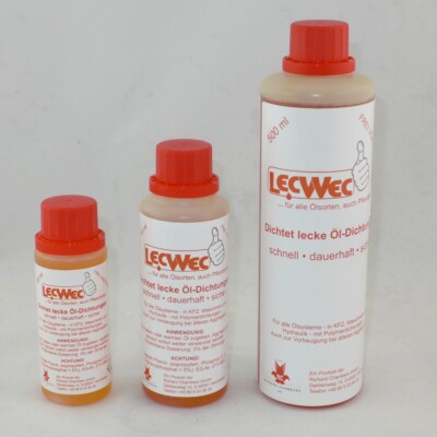 LecWec für Öldichtungen gegen Ölverlust 100ml 200ml 300ml 400ml 500ml FREIE WAHL