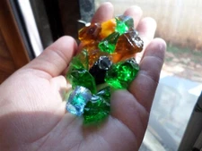 andara crystal - monatomic andara glass - 55 grams - 52C7 - 14 pieces