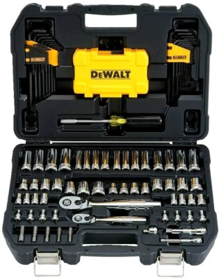 DEWALT Mechanics 1/4 IN & 3/8 IN DRIVE Tools Set - 108 Piece | eBay