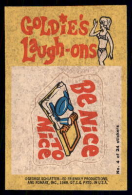 1968 Topps Rowan & Martin's Laugh-In #4 Be Nice to Mice