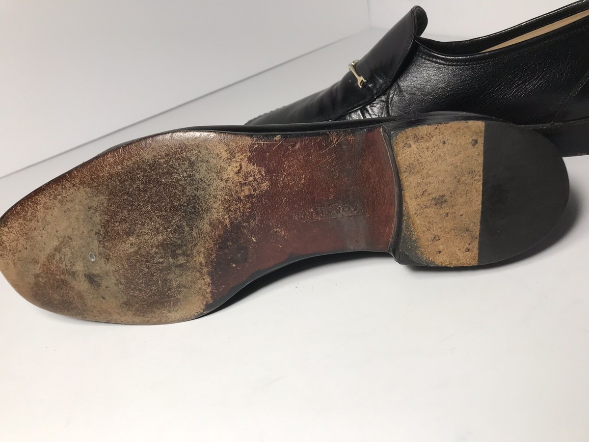 FLORSHEIM Royal Imperial Ritz Orn Strap Bit Loafers Mens 9 D 