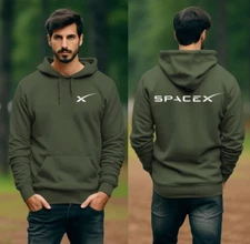 Tesla Motor Elon Musk SpaceX Cyber Truck Space X Gildan Hoodie Hooded Sweatshirt