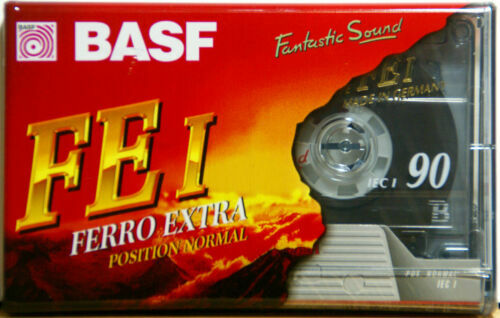 BASF Chrome Maxima 90 Audio Cassette Tape NEW 1991 Made in Germany