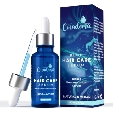 Blaues Haarserum Anti Haarausfall Serum Haarwachstum Beschleunigen Hair Growth