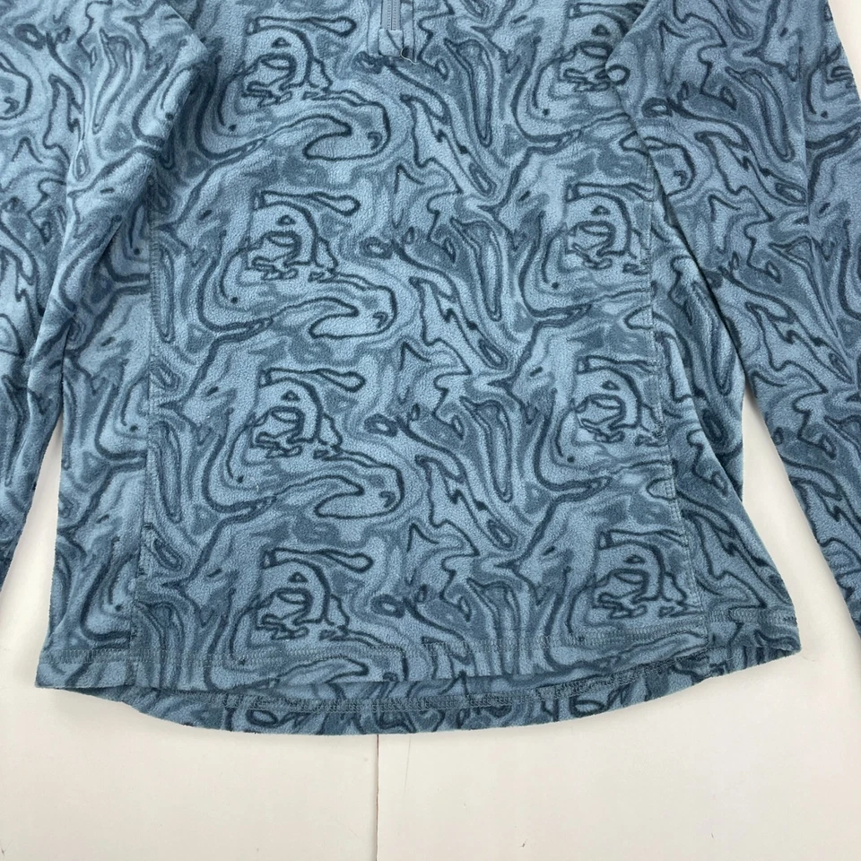 Jersey THE EDGE polar 8 azul 1/4 cremallera para mujer con patrón de cremallera Foto 4 de 4