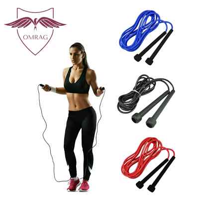 Springseil Jump Speed Training Boxen Gym Fitness Workout Erwachsene Kinder UK Neu