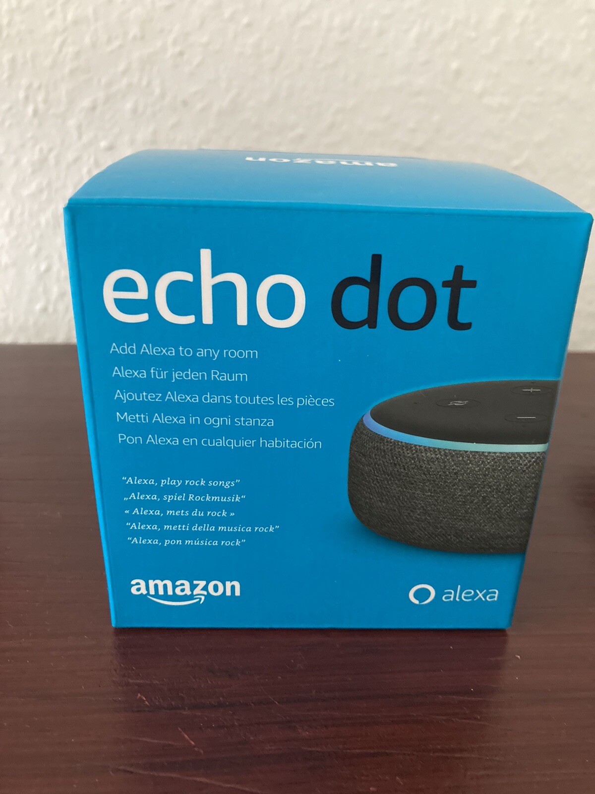 Thumbnail - Amazon Echo Dot 3rd Gen. Smart Lautsprecher - Holzkohle
