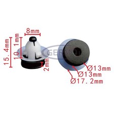 10 x Befestigungsclip Innenverkleidung Schweller Kofferraum für Volvo 30653441