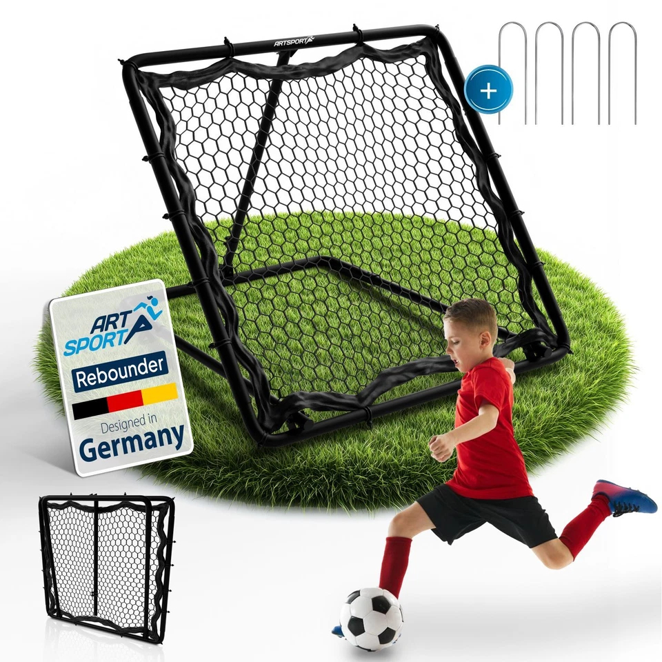 Fußball Training Rebounder Outdoor Indoor Netz Torwand Prellwand ArtSport®