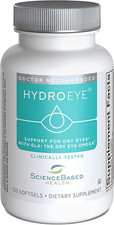 Hydroeye Softgels - Dry Eye Relief - Features GLA, EPA, DHA and Other Key Nut...