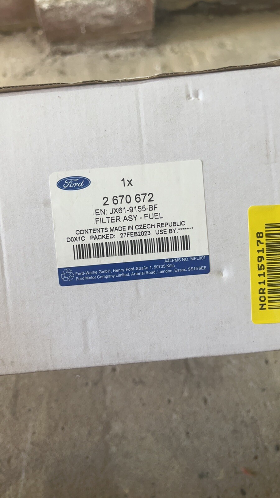Ford fuel filter 2670672 | eBay