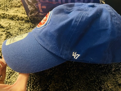 NEW DETROIT PISTONS 47 BRAND STRAPBACK HAT ISIAH THOMAS NBA BASKETBALL S M L XL - Picture 2 of 3