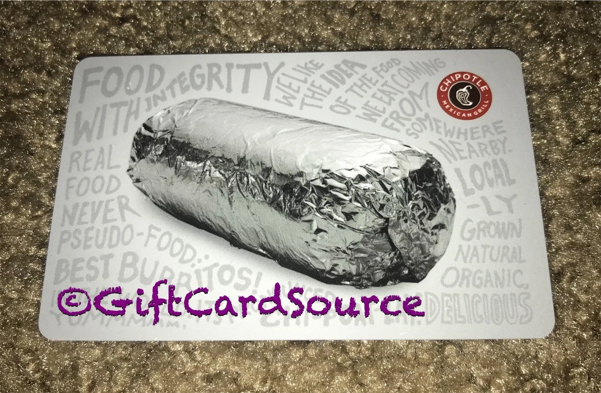 Chipotle Food With Integrity