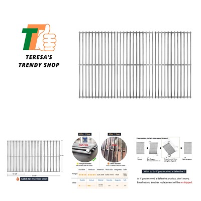 19 1/4'' Stainless Steel Cooking Grid for Gas Grill Brinkmann, Charmglow, Cost...