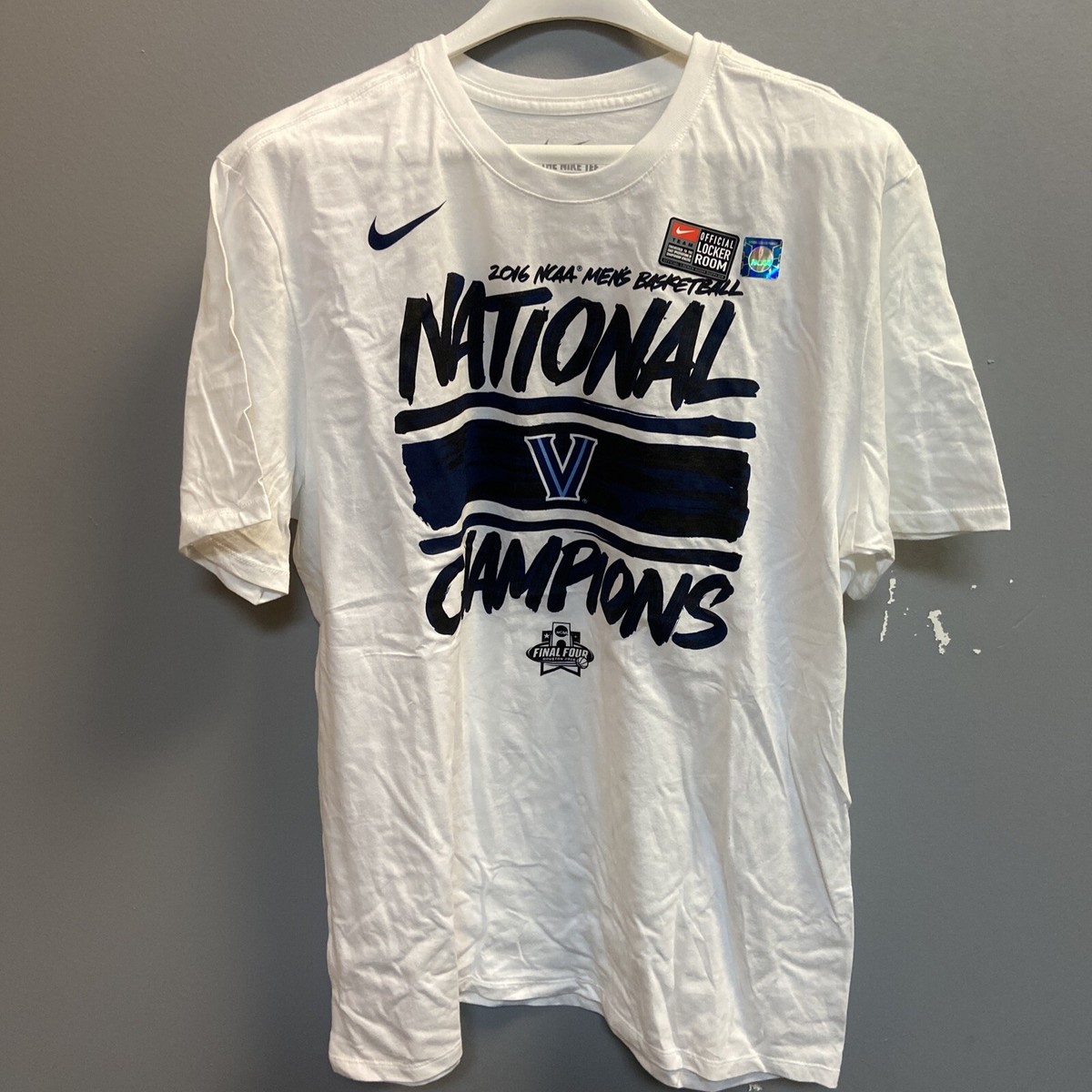 NCAA Villanova XL Nike TShirt 2016 Champions Final Four