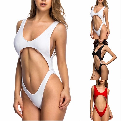 Bodysuit Thong Swimwear Summer Swimsuit Swimwear Women Crotchless Bikini |  eBay