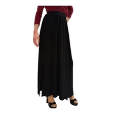 Flowy Maxi Skirt for Crossdressers   Feminine Fit, Long Elegant Skirt, Elastic W