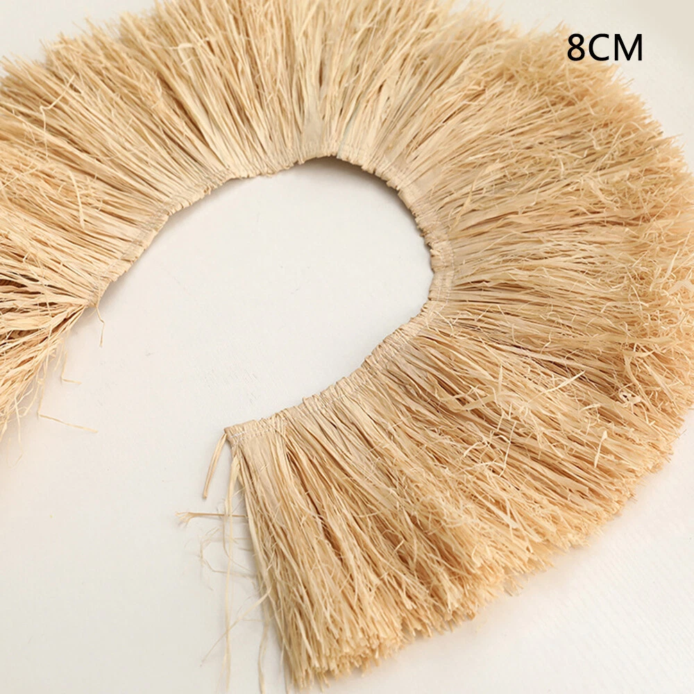 Raffia Grass Tassel Lace Wall Hanging Garland Fringe Home Decoration DIY  Craft