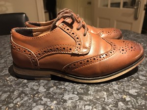 river island tan brogues