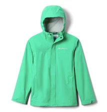 Columbia Boys' Big Watertight Jacket, Dark Lime, X-Large