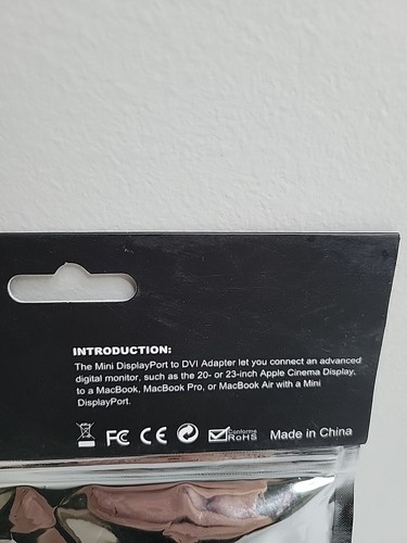 Monoprice Mini Display Port To DVI Adapter Capabilities Pictured - Picture 5 of 7