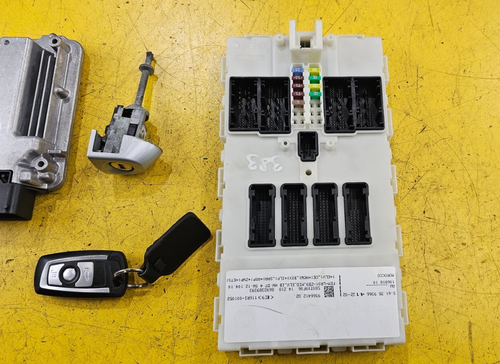 BMW 3 SERIES F30 320D ENGINE N47D20C 2012-2015 MANUAL ENGINE ECU KEY LOCK SET - Picture 5 of 8