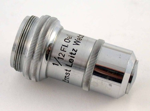 LEICA microscopio lente microscopio objetivo 1⁄2 FL aceite 95:1 /17 - Imagen 3 de 5