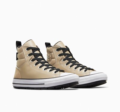 Converse Chuck Taylor All Star WP Berkshire Boot, A04475C Multi Sizes Khaki/Blk/