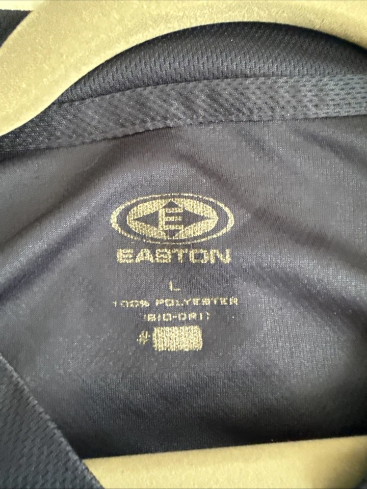 Camiseta deportiva de béisbol Easton vintage Notre Dame Fighting Irish #37 azul para hombre talla L Foto 4 de 4