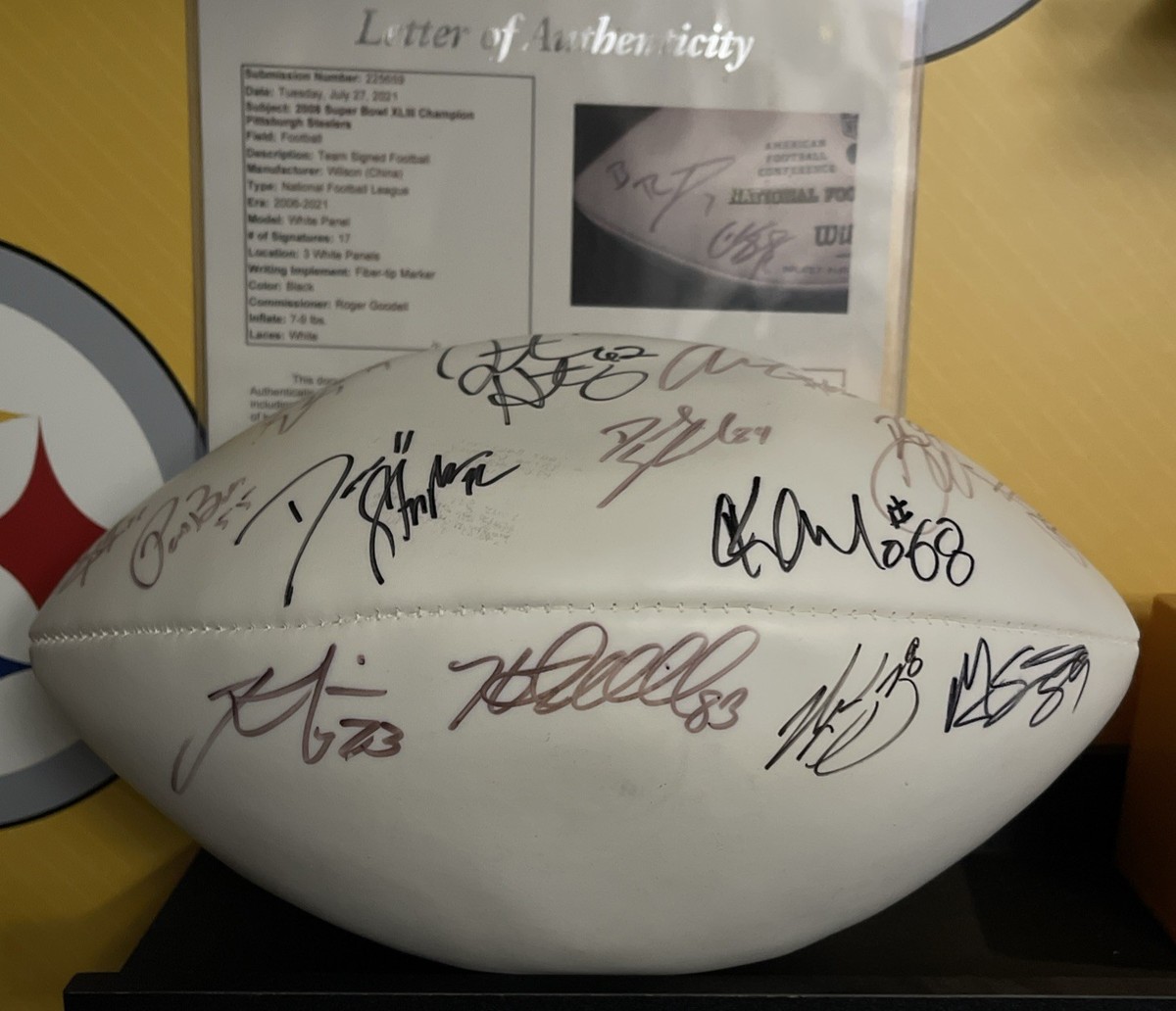 Pittsburgh Steelers 2008 SB XLIII Champion Team Signed