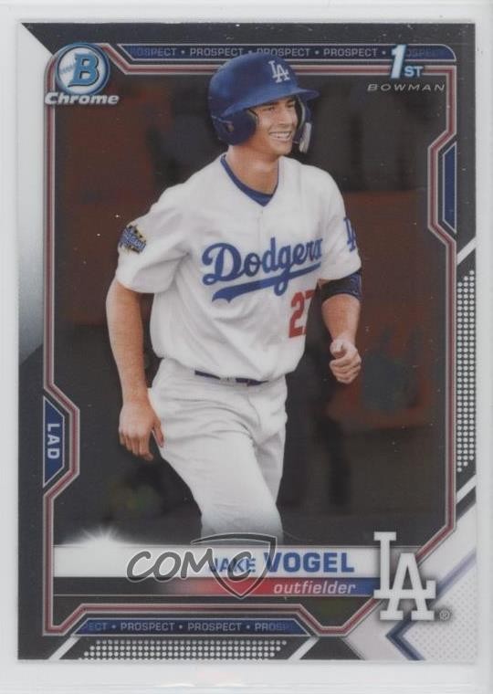 2021 Bowman Chrome Prospects Jake Vogel #BCP-59 0a6