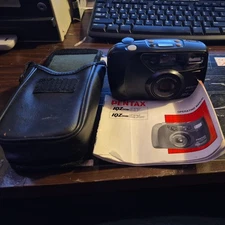 Pentax IQZoom EZY IQ Zoom Auto Focus Red Eye Reduction w/ case. manual Vintage 