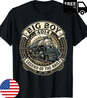 Big Boy 4014 Steam Engine Locomotive Train Vintage Railroad T-Shirt