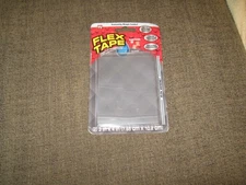 NEW Flex Tape Mini 3" x 4" Super Strong Waterproof Tape, Clear, 2 count