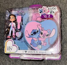Disney ILY 4 Ever Tote Teenies i Stitch Angel Backpack Series 2 New TW