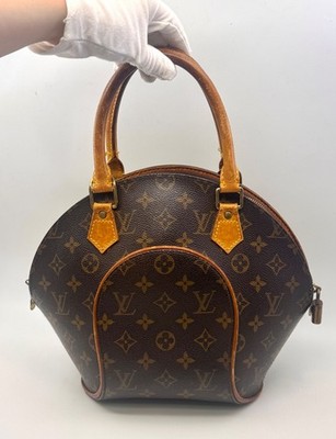 Authentic Louis Vuitton Monogram Ellipse PM Leather HandBag M51127