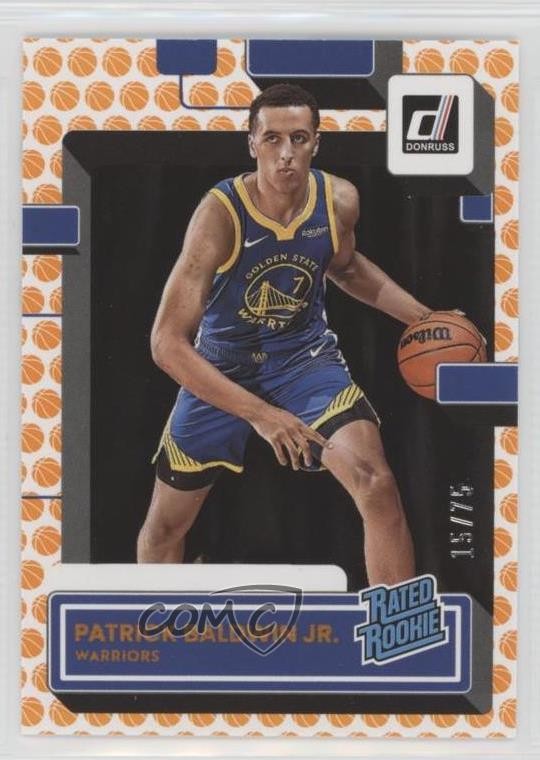 2022-23 Panini Donruss Rated Rookie Basketball 15/75 Patrick Baldwin Jr #228 7s2