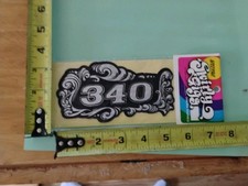 Chrysler 340 Engine Vintage 80s Prismatic Decals Set Of 2