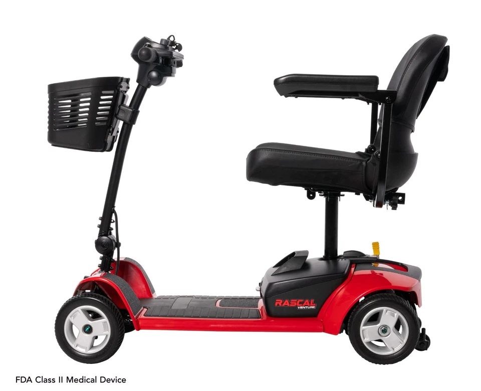 Rascal Venture 4-Wheel Travel Scooter, Lightweight & Durable, Easy Disassembly - Image 4 of 4