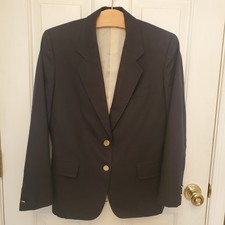 Vintage Brooks Brothers Black Women's Blazer Made in USA Read Description