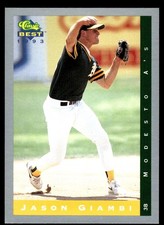 Jason Giambi 1993 Classic Best #190 MLB READ FREE SHIPPING AutographDen