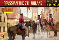 Strelets Models 1/72 PRUSSIAN THE 7th UHLANS Figure Set
