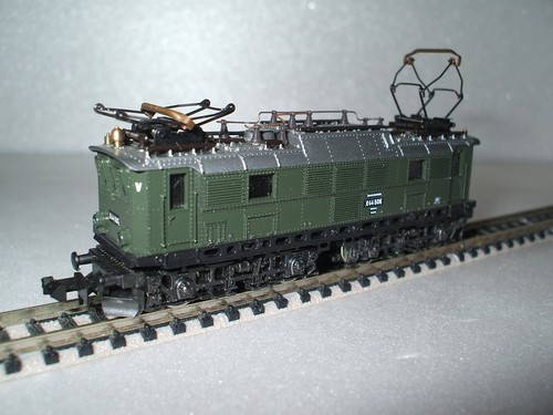 Roco  N, 02154B (23228)  DR  Elektrolok BR 44.5, Achsfolge Bo Bo  grün,  in OVP, | Zustand: Gebraucht