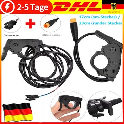 Daumengas Gasgriff Gashebel Für E-Bike Elektrofahrrad Thumb Throttle 24-72V,DE
