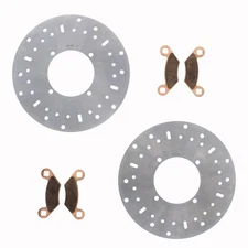 Brake Rotors and Brake Pads for Polaris Sportsman 700 2007 Front by Race-Driven