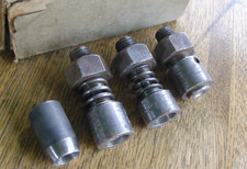 Handy Button Machine? No. 14 Upholstery Button Die Set Vintage 4-Piece